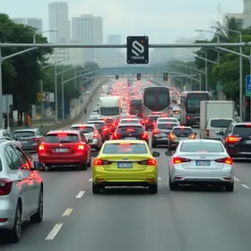 trânsito em São Paulo