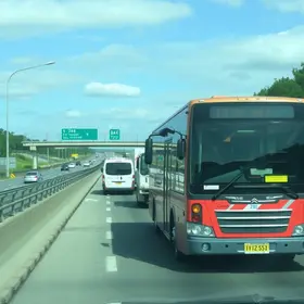 choque envolvendo ônibus e carreta no Rodoanel